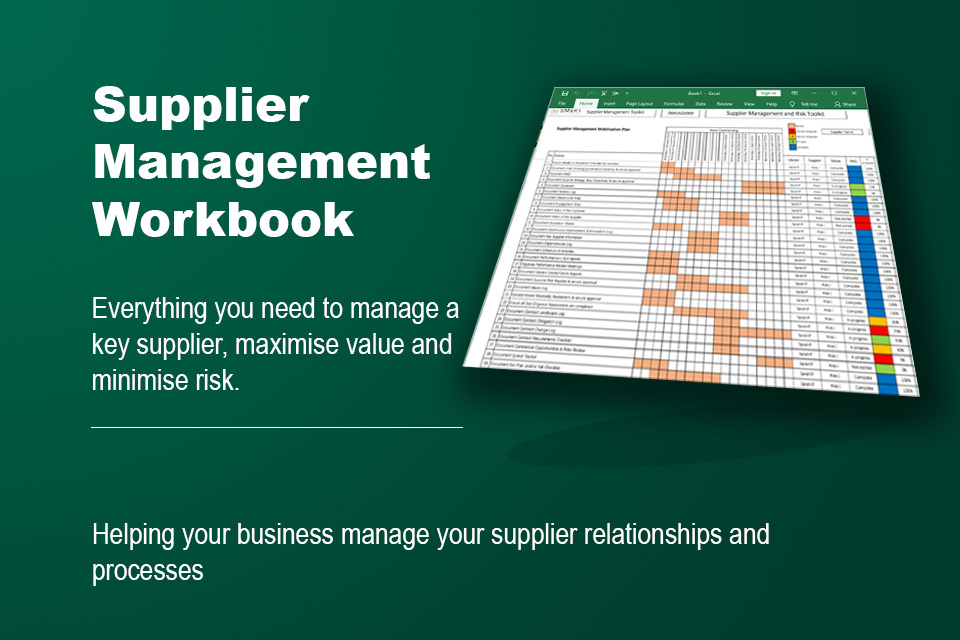 Supplier Management Workbook
